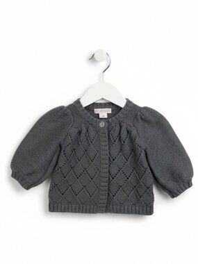 Old Navy Diamond Knit Pointelle Cardigan size